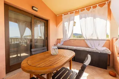 Letto o letti in una camera di La Pavoncella