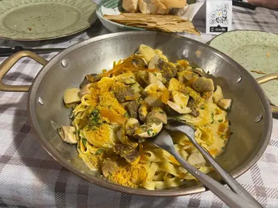 Cibo presso il bed & breakfast o nelle vicinanze
