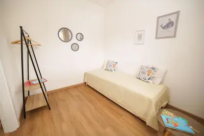Letto o letti in una camera di Casa Rosy