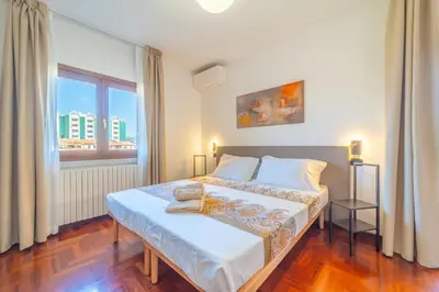 Letto o letti in una camera di Garden Park Affittacamere