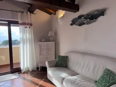 Area soggiorno di Panoramic Seaview apartment