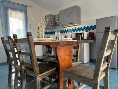 Cucina o angolo cottura di Su Nuraghe House