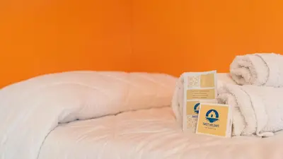Letto o letti in una camera di Bouganville