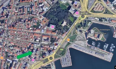 Vista generica su Olbia o vista sulla città dall'interno dell'appartamento