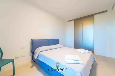Letto o letti in una camera di Olbia Marina Stay - Vicino mare & APT, A/C e WIFi