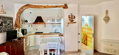 Cucina o angolo cottura di S Abba e Sa Pedra Sea Home