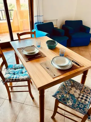 Area soggiorno di Apartment in Olbia Murta Maria
