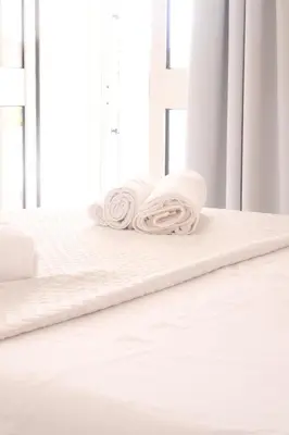 Letto o letti in una camera di S'Olivare Posada - Rooms