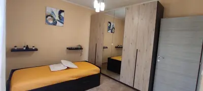 Letto o letti in una camera di Casa Elicriso