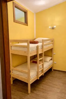 Letto o letti in una camera di Casa Adry tra mare e campagna