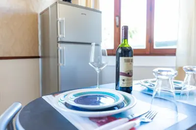 Cucina o angolo cottura di Nordlys Apartment - A due passi dal lungomare -