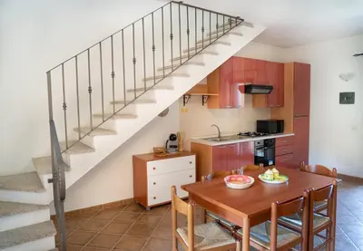 Cucina o angolo cottura di Giodi Appartamenti La Cinta 3