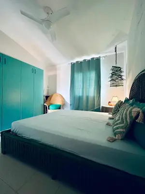 Letto o letti in una camera di Sea&Sage 4 Spiagge Raggiungibili a piedi, Per famiglie con tutti i servizi