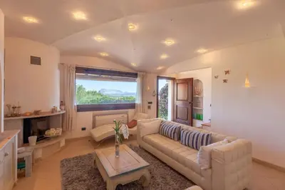 Area soggiorno di Luxury Seaview Villa - Villa Marinella