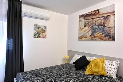 Letto o letti in una camera di Villetta Dalia
