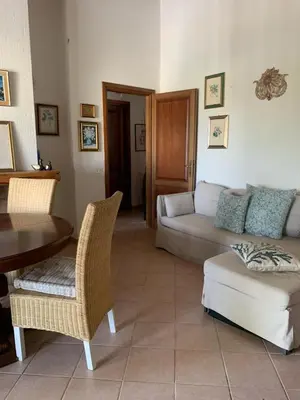 Area soggiorno di Splendido appartamento San Teodoro centro