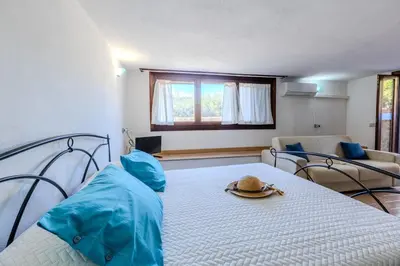 Letto o letti in una camera di Ondallegra