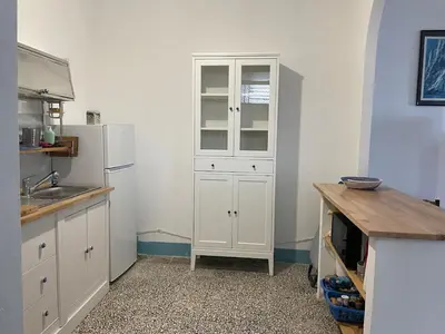 Cucina o angolo cottura di Casa Lido zia Frankie