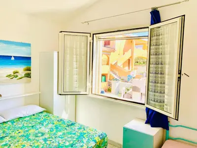 Letto o letti in una camera di La maisons en bleu