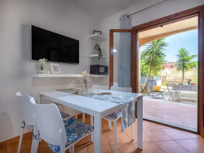 TV o dispositivi per l'intrattenimento presso Apartment Sa Domu De Tara by Interhome