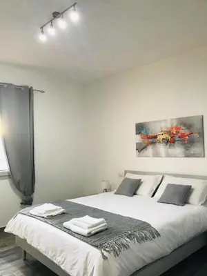 Letto o letti in una camera di The stars apartment