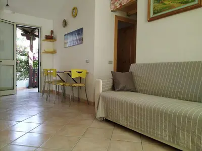 Area soggiorno di Casa Glicine