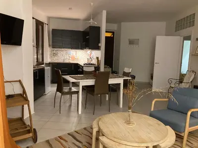 Cucina o angolo cottura di Casa Via Mare