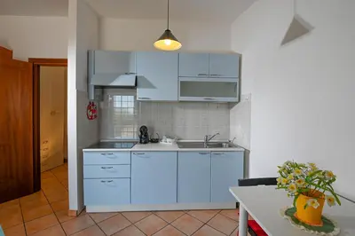 Cucina o angolo cottura di Casa Giulia Olbiamare