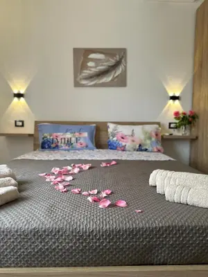 Letto o letti in una camera di B&B Magiulsà