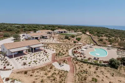 Paesaggio naturale nelle vicinanze della casa vacanze