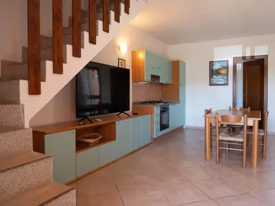 Cucina o angolo cottura di Casa Vacanza la Suaredda