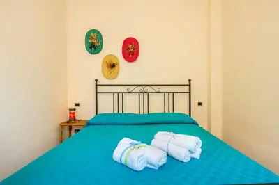 Letto o letti in una camera di House 8 beds overlooking a pine forest at just 600 mt from the sea
