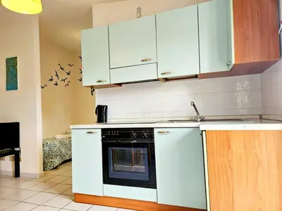 Cucina o angolo cottura di Bentos - Appartamenti in centro a Orosei