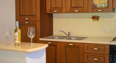 Cucina o angolo cottura di Casa delle Sorgenti 2