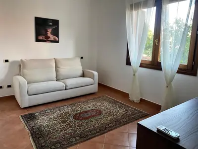 Area soggiorno di Rose House