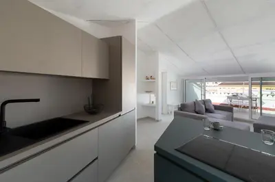 Cucina o angolo cottura di Romantic Apartment with Terrace by Wonderful Italy