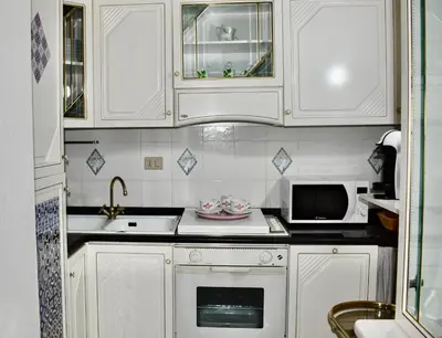 Cucina o angolo cottura di Casa Lucia vicino al mare