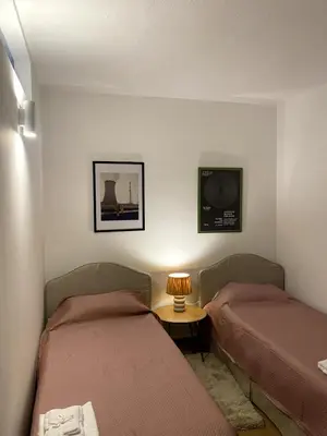 Area soggiorno di Galvani Suites