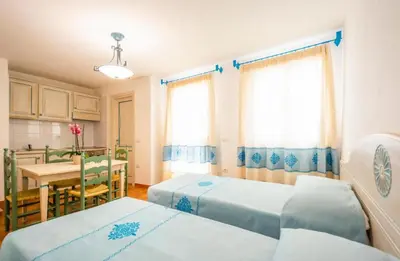 Letto o letti in una camera di Charming Baia Marina apartment