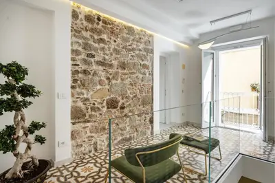 Area soggiorno di Anita Rooms
