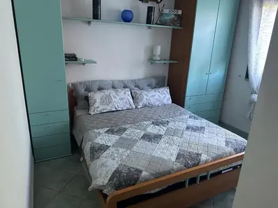 Letto o letti in una camera di Casa Felice