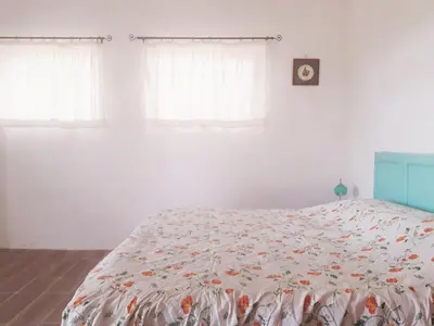 Letto o letti in una camera di Casetta Patrizia