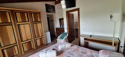 Letto o letti in una camera di Affittacamere Iole