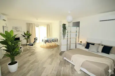 Letto o letti in una camera di Villa Smeralda - Sea View