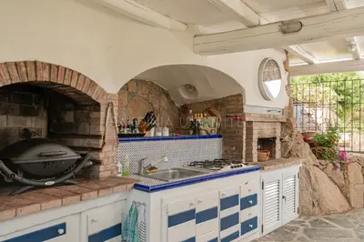 Cucina o angolo cottura di Villa Coro e Mari