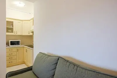 Cucina o angolo cottura di Appartamento con 1 camera da letto Baia Turchese