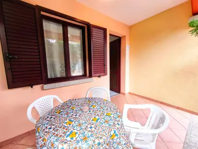 Area soggiorno di Apartment with Pool and Private Parking