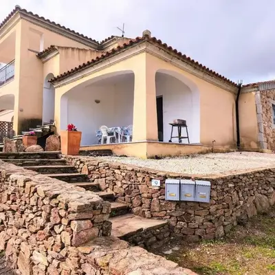 Apartment near Budoni with a sea-view terrace