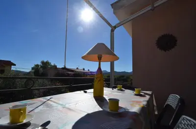Balcone o terrazza di APT 800 METRI Spiaggia Agrustos 2 PAX