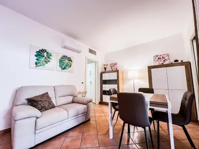 Area soggiorno di Morante house